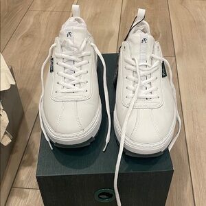 New Malbon men’s Vacay White Leather Men's Sneakers